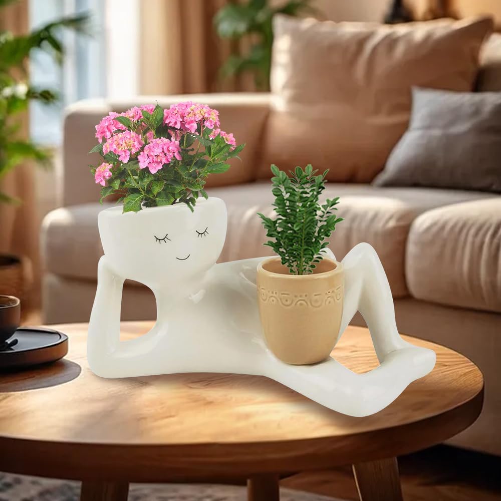 Handmade Lazy Plant Pot