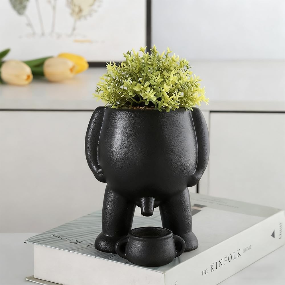 Handmade Peeing Plant Pot